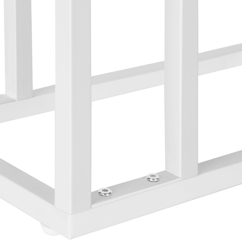 Shem End Table, Beige, 25.25" H x 10.25" W x 18.25" D