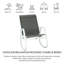 Chaise berçante d'extérieur en métal -94541067