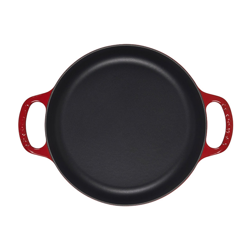 Signature Enameled Cast Iron 11" Everyday Pan, Cerise