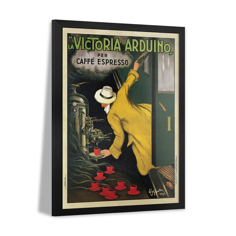 Victoria Arduino, 1922, affiche encadrée par Leonetto Cappiello, H 32 po x l 24 po