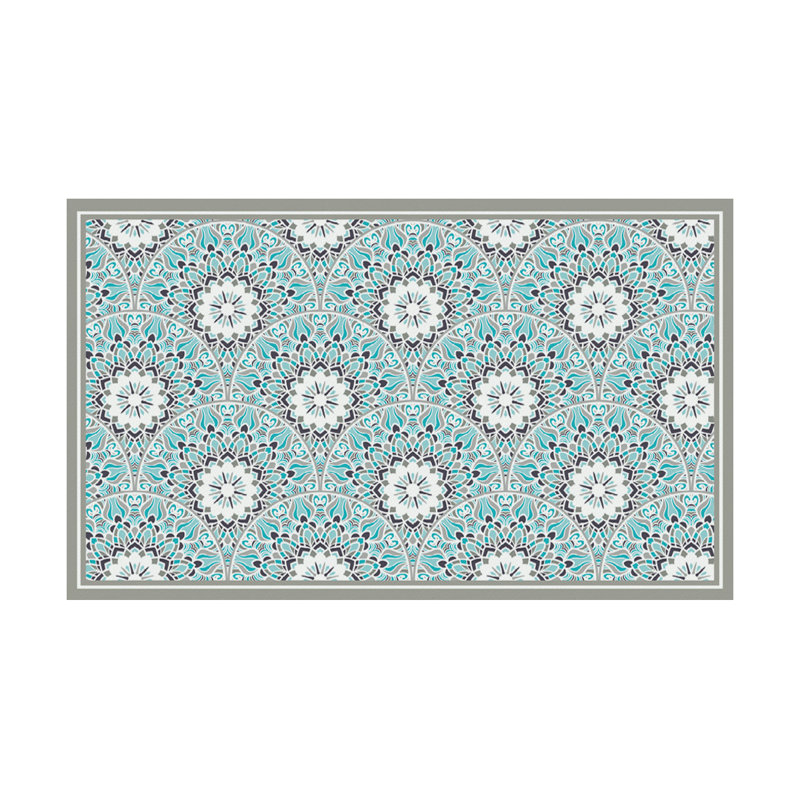 Davanti Vinyl Floor Mat - Mediterranean Collection, Rectangle 3' x 5'