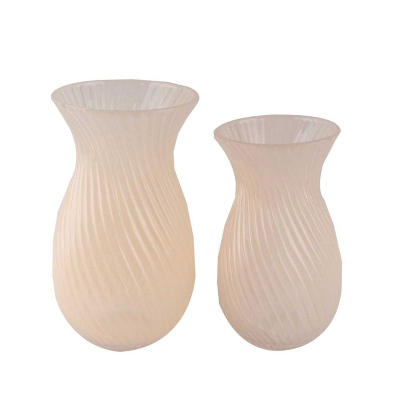 Devarion Glass Table Vase, Ivory