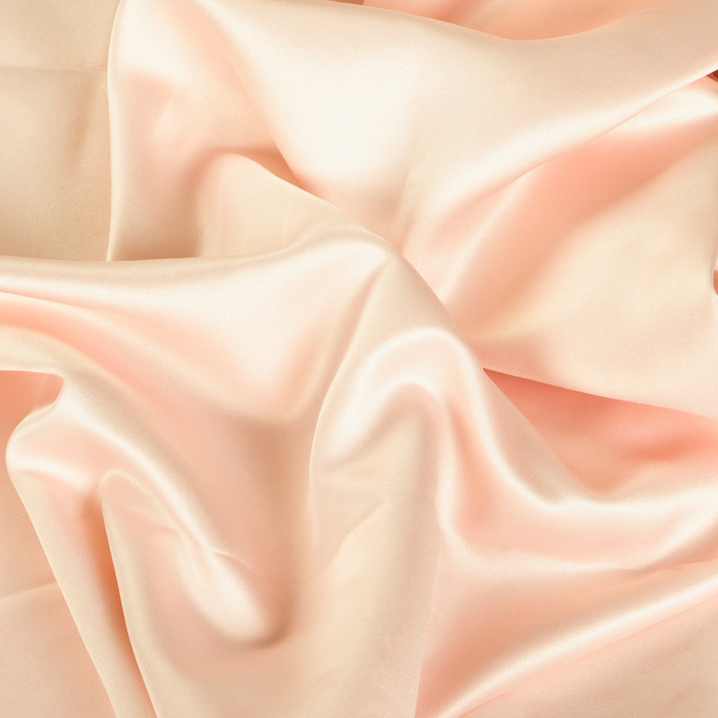 Taie d'oreiller en satin, Standard, Rose