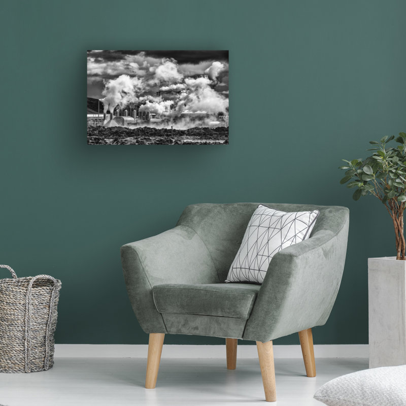 Bolog Marc Pelissier Black Smoke Canvas Art, 22" H x 32" W