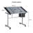 40'' x 23.6'' with Sewing Machine Platform