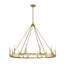 Lustre géométrique à style bougie 12 lumières Eddison-251108085