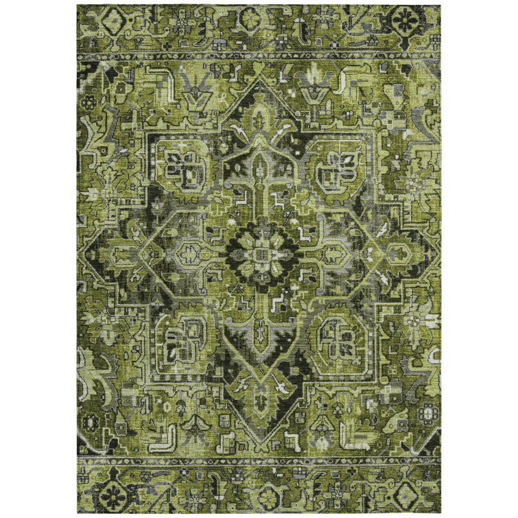 Washable Oriental Indoor / Outdoor Rug