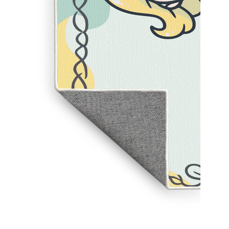 Tapis lavable pour enfants Sunside Sails Mermaids Ocean_Mer026, Rectangle 4pi x 6 pi