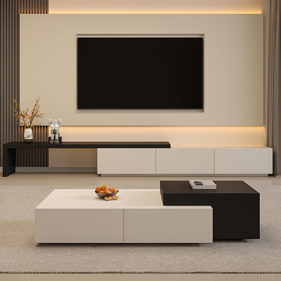 New style TV cabinet tea table combination