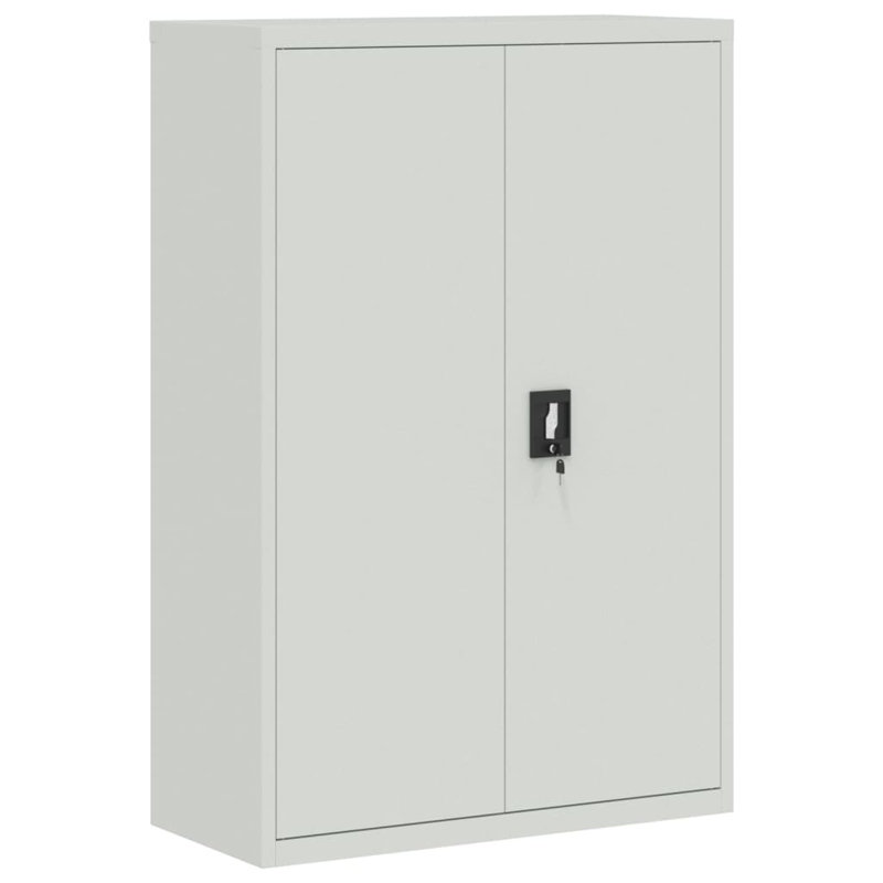 Jameson 2 -Door 3 -Shelf, Steel Grey