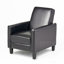 Fauteuil inclinable rembourré réglable avec repose-pieds extensible-1807060766
