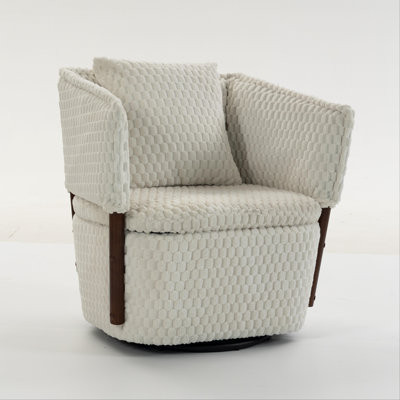 Swivel Barrel Chair