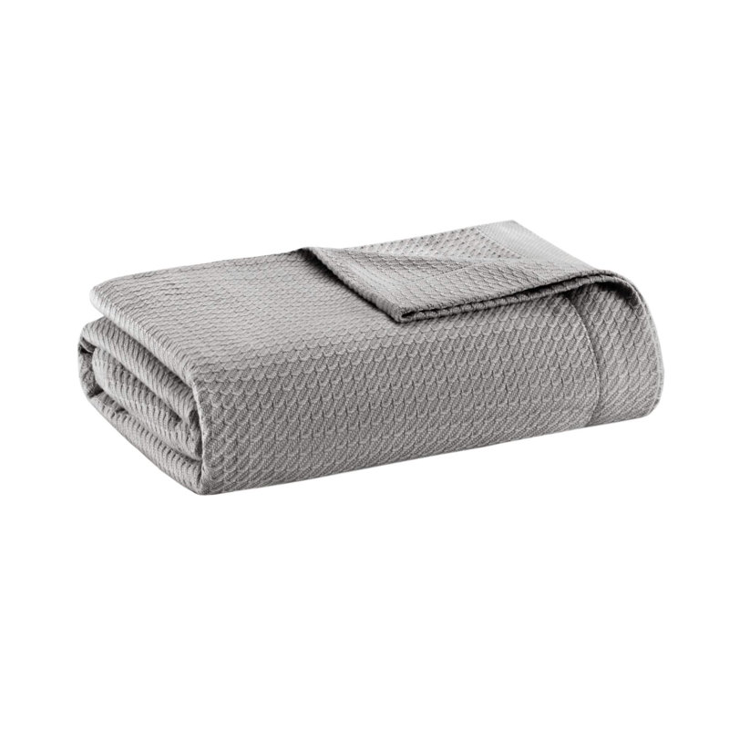 Couverture chauffante moelleuse, Simple, Gris