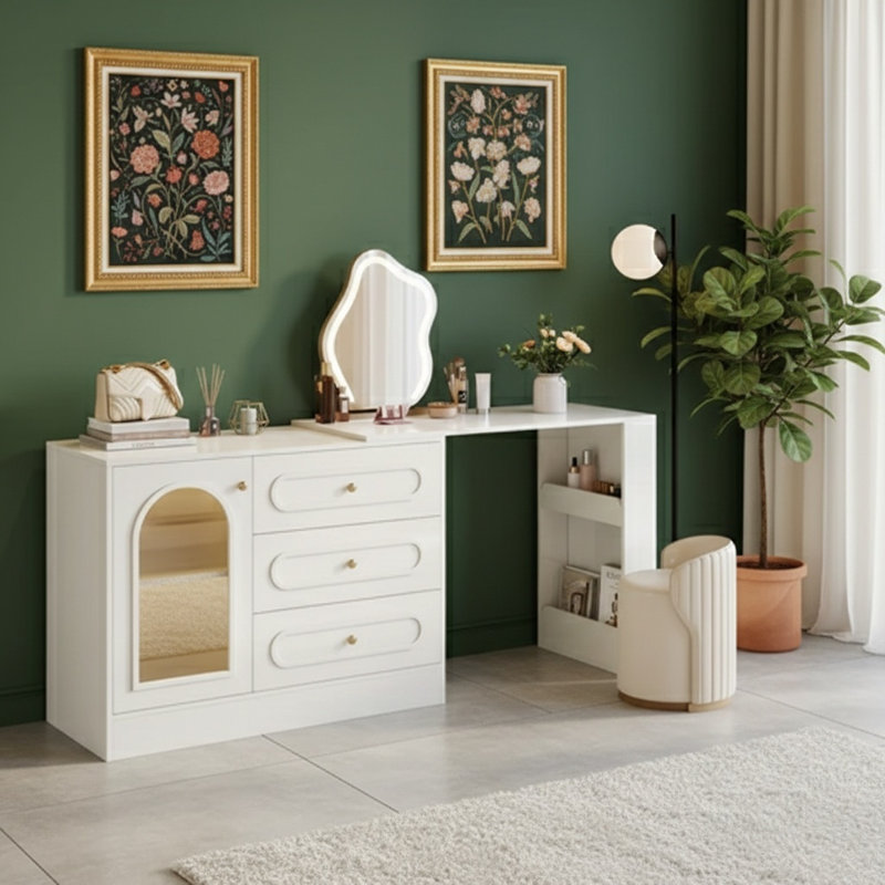 Meuble-lavabo rotatif à 3 tiroirs sans miroir