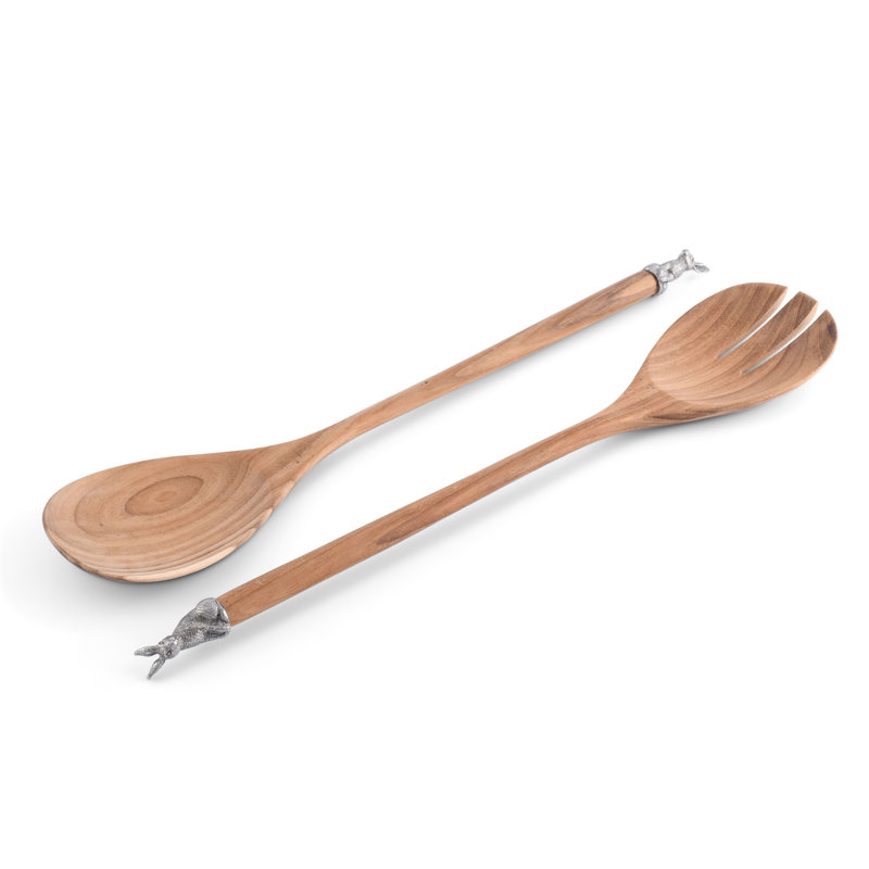Garden Friends Salad Servers