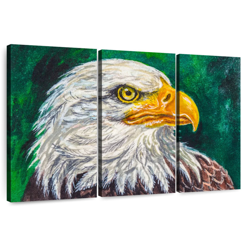 Bald Eagle, 20" H x 33" W
