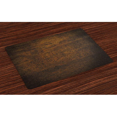 Catt Wooden Print Timber Placemat