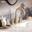 Moen Ronan Two-Handle Widespread Modern Bathroom Faucet, Valve Included-94376709