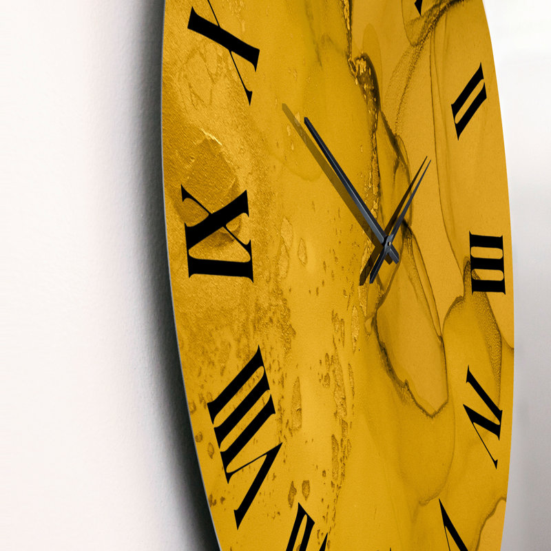 Horloge murale or moderne I, Petit