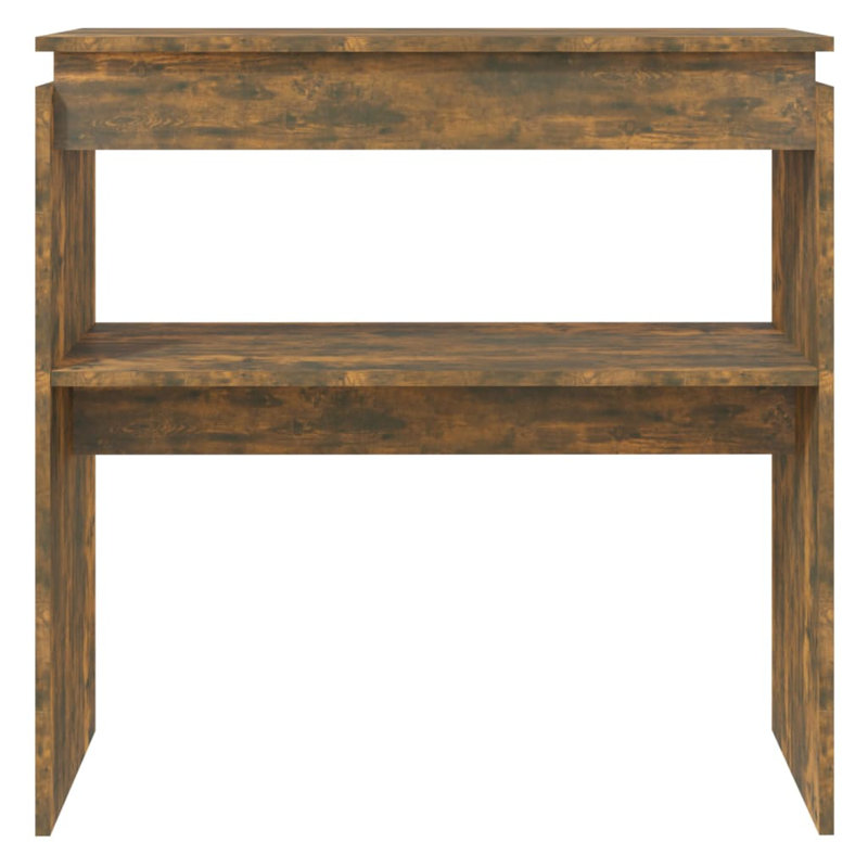 Console Table Entryway Table Hallway Narrow Side Table Engineered Wood, Smoked Oak