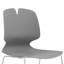 Ensemble de 4 chaises de bureau modernes empilées avec support ergonomique et structure en acier durable pour les espaces polyvalents.-84675239