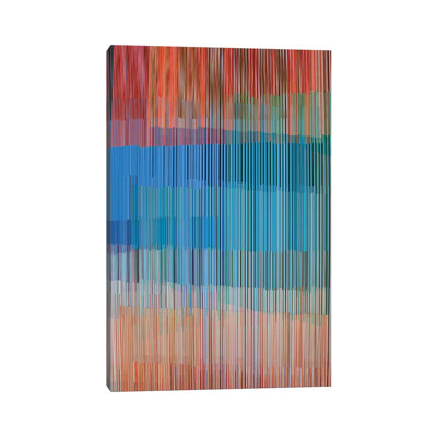 Vertical Lines II by Angel Estevez - Wrapped Canvas Print