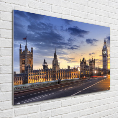 Big Ben London - No Frame Print on Glass