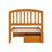 Richmond Solid Wood Platform Bed with Panel Footboard and Storage Drawers-96140407