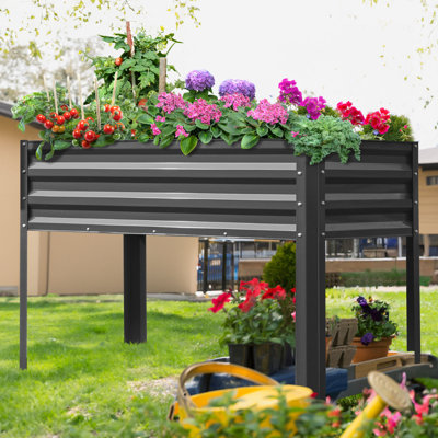 Metal Elevated Planter