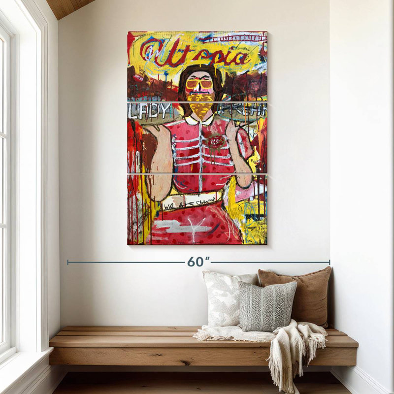 Leisha Utopia, 50" H x 32" W