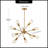 Susette 10 - Light Iron Dimmable Sputnik Sphere Chandelier