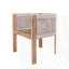 Chaise d'appoint de patio (ensemble de 2)