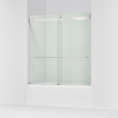 Levity 59.63" x 62" Bypass Bath Door with CleanCoat Technology