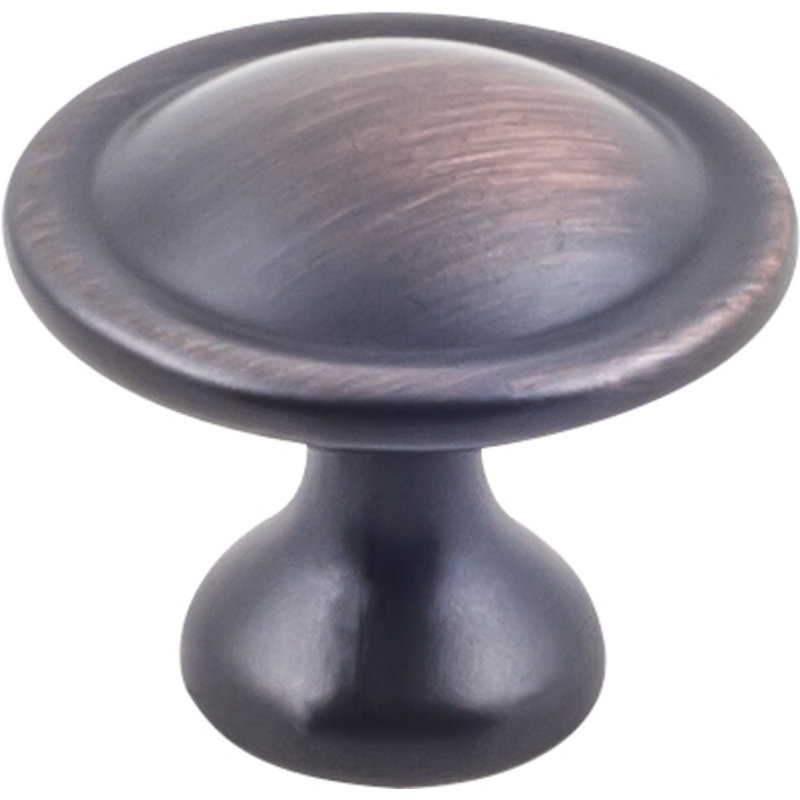 1 1/8" Diameter Mushroom Knob Multipack, Brushed Oil Rubbed Bronze