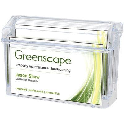Porte-cartes de visite extérieur Deflecto® Grab-A-Card®