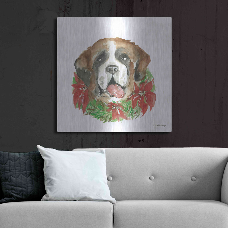 «Christmas Pup» par Jessica Mingo, H 36 po x l 36 po