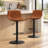 Swivel Leather Adjustable Height Bar & Counter Stool with Metal Frame-444843870-363778011