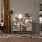 Two Door Walnut Frame Cabinet