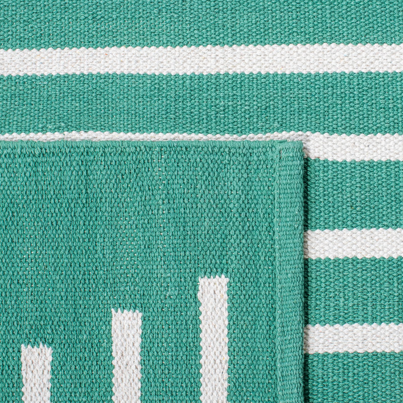 Tapis en coton tissé à la main Estie, Rectangle 3 pi x 5 pi
