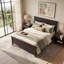 Lit plateforme avec tête de lit Granborough Mid-Century Farmhouse-1488895624-1488895670