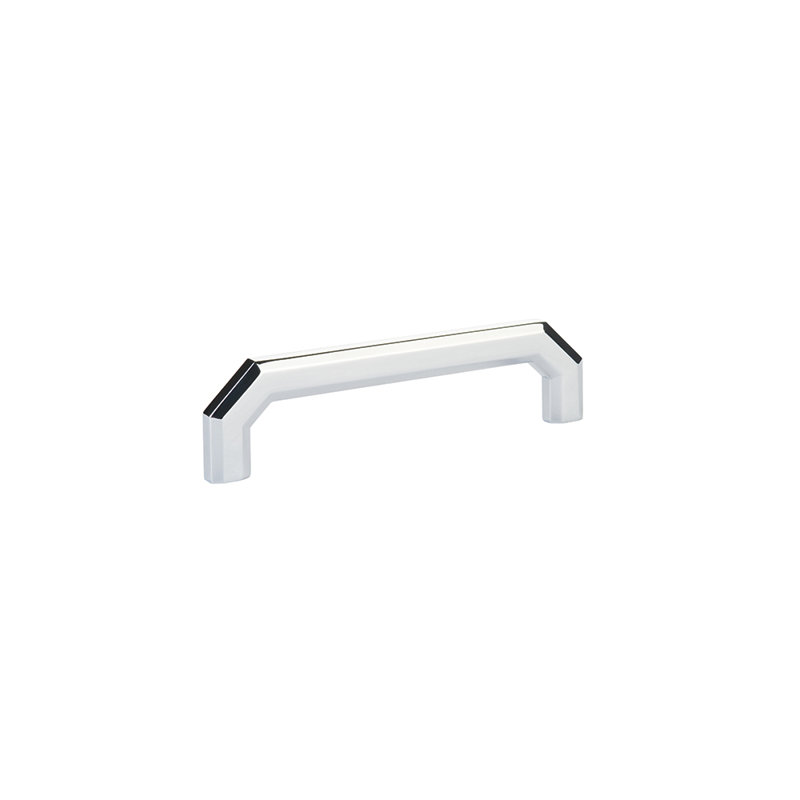 Emtek Riviera Cabinet Pull 5" Center-to-Center, Polished Chrome, 5"