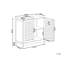 60cm Bathroom Vanity Base Only-1671465039