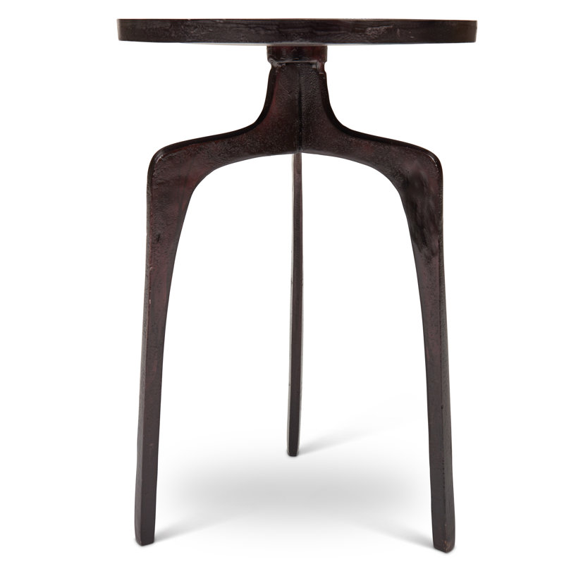 Elements Vinya End Table, Raw Bronze