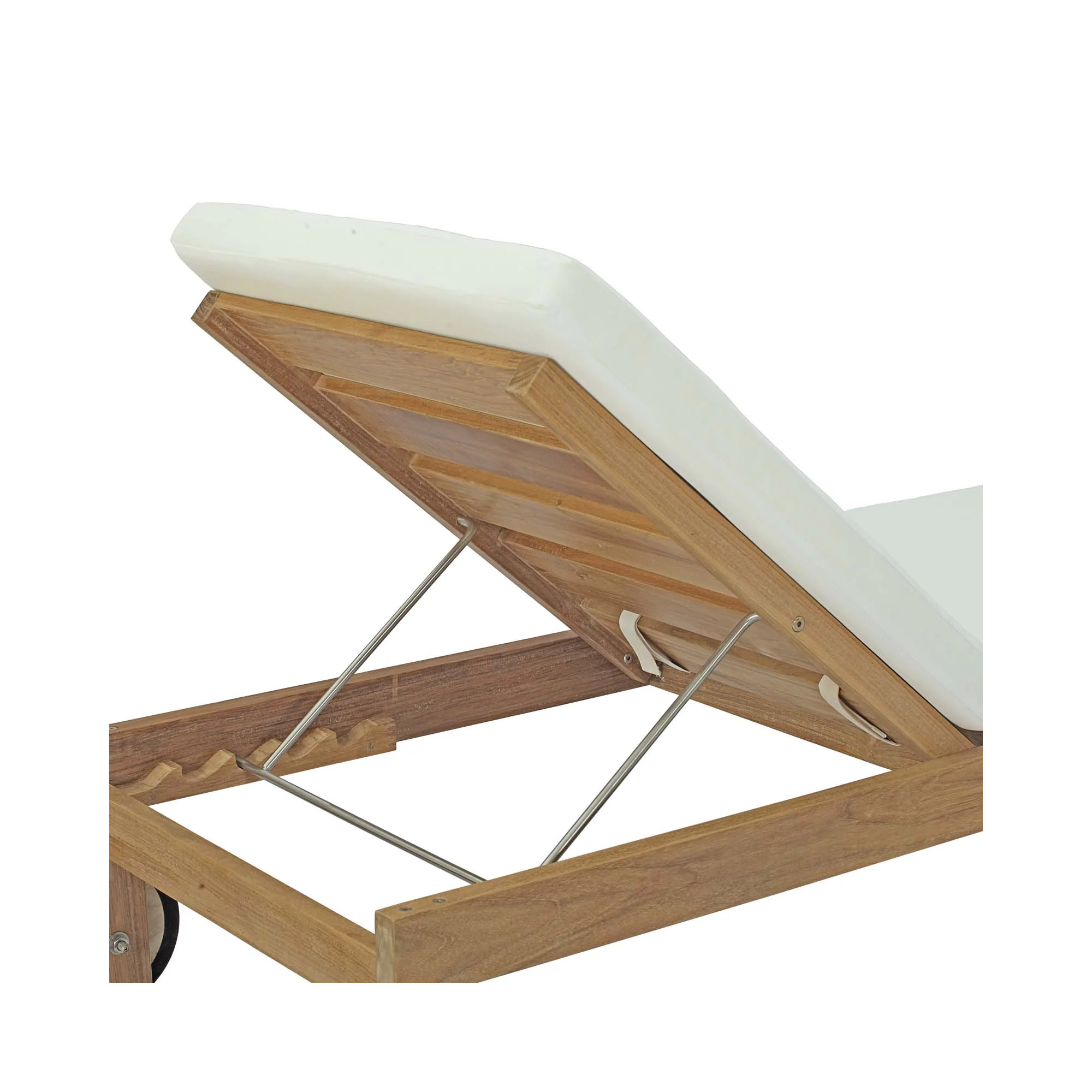 Upland Outdoor Patio Teak Chaise