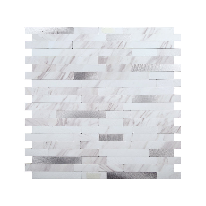 KINGLAND 11.5'' W x 11.81'' L PVC Peel and Stick Mosaic Tile | Wayfair
