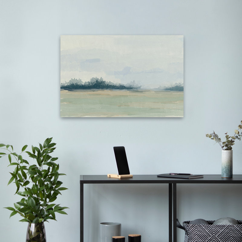 Terrain Symphony Contemporary Landscape Abstract Painterly Nature, H 24 po x l 16 po