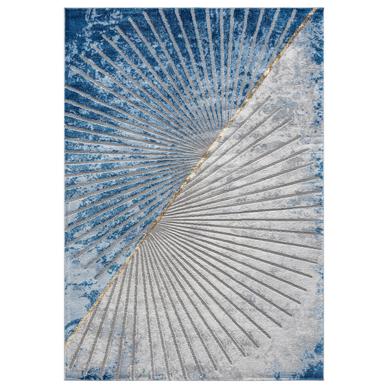 Abstract Flow Tabernash Rug Contemporary Modern Carpet For Living Room, Rectangle 7'10" x 10'10"