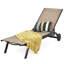 Fauteuil inclinable d'extérieur en aluminium 2 pièces avec dossier réglable Arlmont & Co.-334496484
