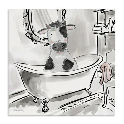 Toile de vache minimaliste, design par Carol Robinson
