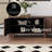 Extendable Tv Cabinet With Storage And Adjustable Shelves,Real Wood Veneered Tv Console